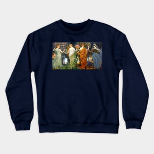 The Masque For the Four Seasons - Walter Crane Crewneck Sweatshirt